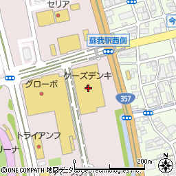 ガスト蘇我店周辺の地図