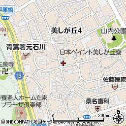 神奈川県横浜市青葉区美しが丘4丁目17-19周辺の地図