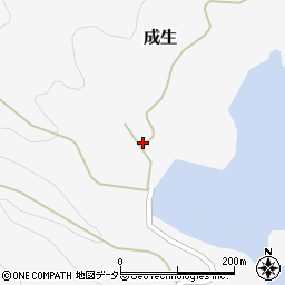 京都府舞鶴市成生617周辺の地図