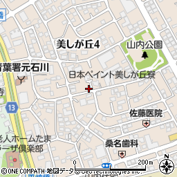 神奈川県横浜市青葉区美しが丘4丁目17-13周辺の地図