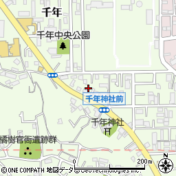 神奈川県川崎市高津区千年736-6周辺の地図