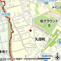 東京都町田市矢部町2716周辺の地図