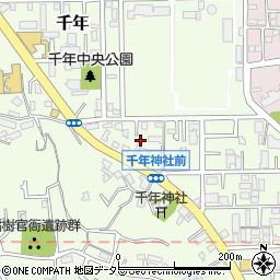 神奈川県川崎市高津区千年743-11周辺の地図