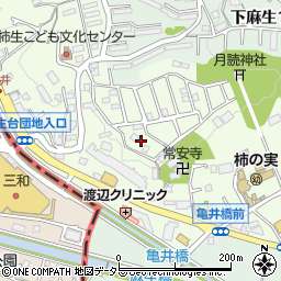 神奈川県川崎市麻生区上麻生7丁目28周辺の地図