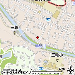 東京都町田市三輪町178周辺の地図