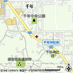 神奈川県川崎市高津区千年738周辺の地図
