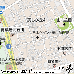 神奈川県横浜市青葉区美しが丘4丁目17-70周辺の地図