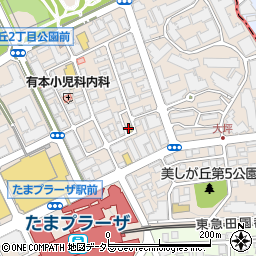 串カツ田中 たまプラーザ店周辺の地図