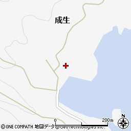 京都府舞鶴市成生580周辺の地図