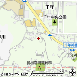 神奈川県川崎市高津区千年392周辺の地図