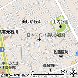 神奈川県横浜市青葉区美しが丘4丁目17-10周辺の地図
