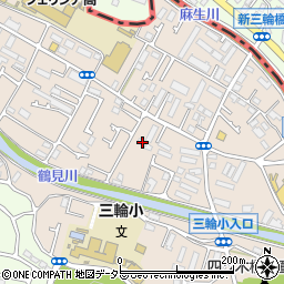 東京都町田市三輪町217周辺の地図