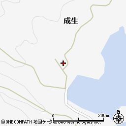 京都府舞鶴市成生598周辺の地図