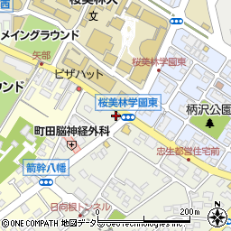 松屋 桜美林学園店周辺の地図