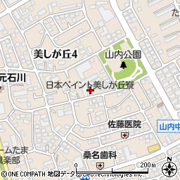 神奈川県横浜市青葉区美しが丘4丁目17-3周辺の地図