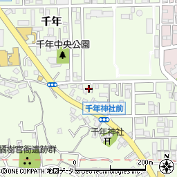神奈川県川崎市高津区千年743-13周辺の地図