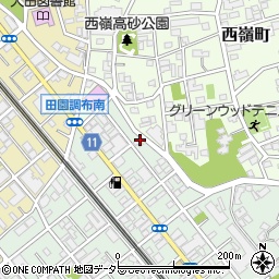 東京都大田区鵜の木3丁目2周辺の地図