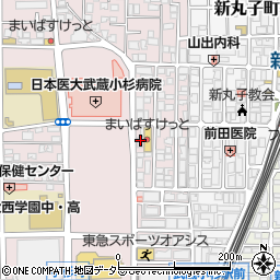 ＫＣＳセンター　武蔵小杉・医大前カイロプラクティック周辺の地図