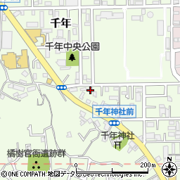 神奈川県川崎市高津区千年741周辺の地図