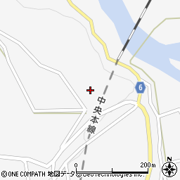 岐阜県中津川市坂下106-21周辺の地図