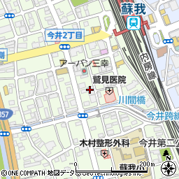 株式会社クリハラント　千葉支社周辺の地図