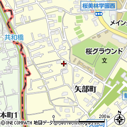 東京都町田市矢部町2719周辺の地図