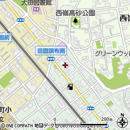 東京都大田区鵜の木3丁目3周辺の地図