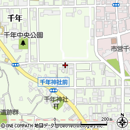 神奈川県川崎市高津区千年752-3周辺の地図