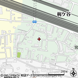 神奈川県川崎市宮前区梶ケ谷1463周辺の地図