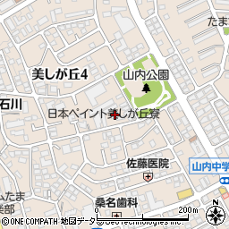 神奈川県横浜市青葉区美しが丘4丁目17-62周辺の地図