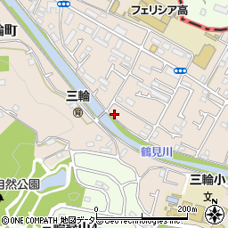 東京都町田市三輪町141周辺の地図
