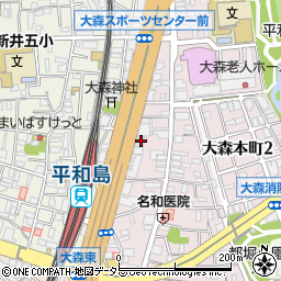 キーパーズ東京支店周辺の地図