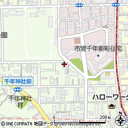 神奈川県川崎市高津区千年768周辺の地図