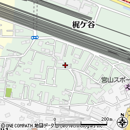 神奈川県川崎市宮前区梶ケ谷1470周辺の地図