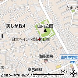 神奈川県横浜市青葉区美しが丘4丁目17-1周辺の地図