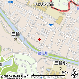 東京都町田市三輪町177周辺の地図