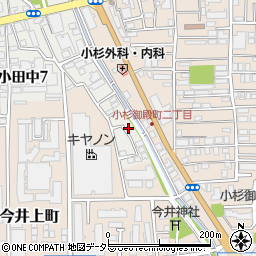 上小田中7丁目T宅"あきっぱ駐車場周辺の地図