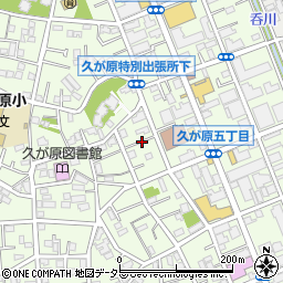 東京都大田区久が原2丁目26周辺の地図