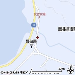 島根県松江市島根町野波1178周辺の地図