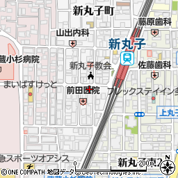 川崎新丸子郵便局 ＡＴＭ周辺の地図