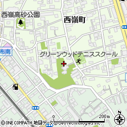 東京都大田区西嶺町22-18周辺の地図