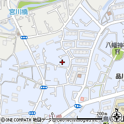 東京都町田市山崎町390-6周辺の地図