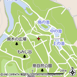 泉自然公園トイレ４（花木の広場）周辺の地図