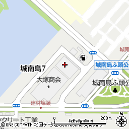 三信倉庫株式会社　城南島流通センター周辺の地図