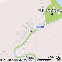 岐阜県美濃市神洞321周辺の地図