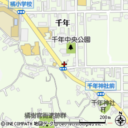 神奈川県川崎市高津区千年789周辺の地図