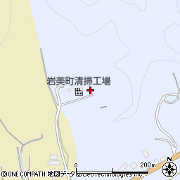 岩美町役場　町営清掃工場周辺の地図