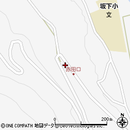 岐阜県中津川市坂下2343周辺の地図