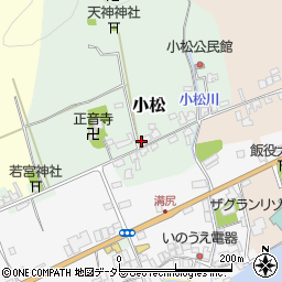 京都府宮津市小松202周辺の地図