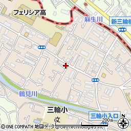 東京都町田市三輪町222-11周辺の地図
